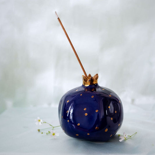 Ceramic Pomegranate Showpiece | 4 inch | Multiple Colors