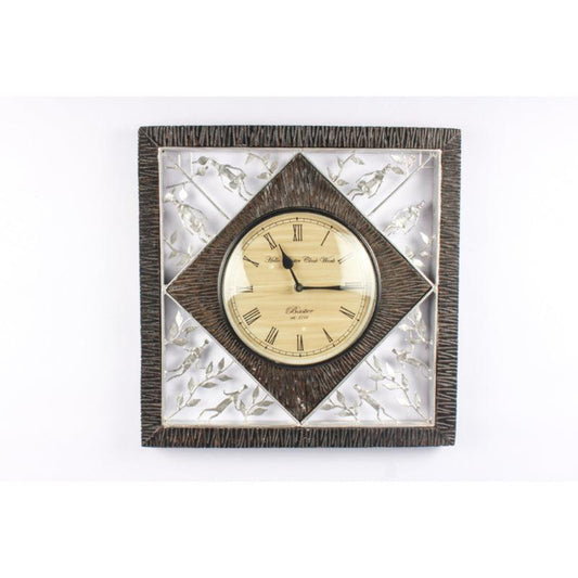 Decorative SquareTribal Wall Clock