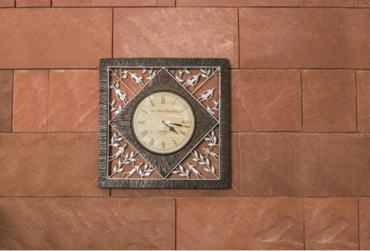 Decorative SquareTribal Wall Clock