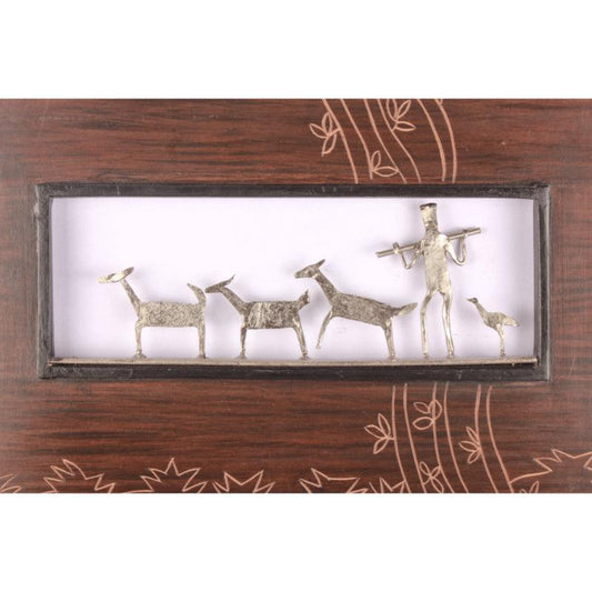 Wooden Frame Animal Held Wall Frame