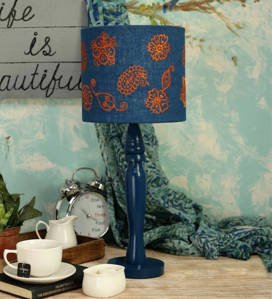 Ambi Motif on Jute Lamp