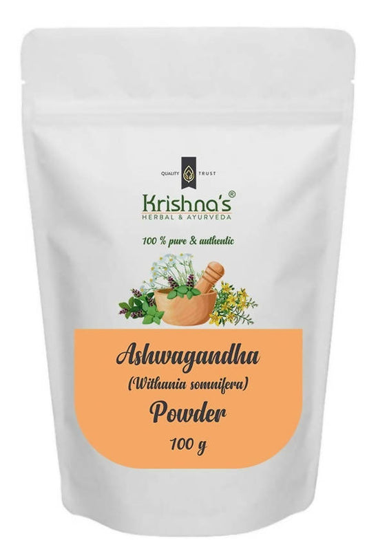 Krishna's Herbal & Ayurveda Ashwagandha Powder - 100 gms