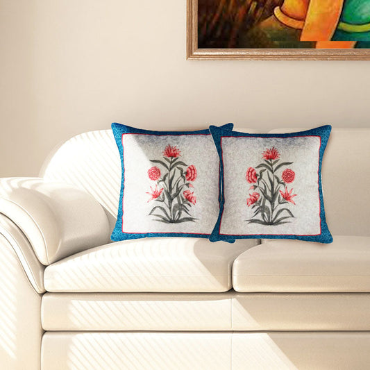 Jaali View Cushion Covers | Set of 2 |16x16 Inches