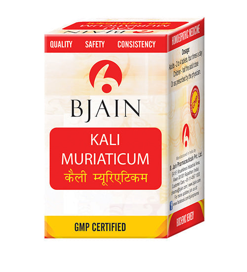 Bjain Homeopathy Kali Muriaticum Biochemic Tablet