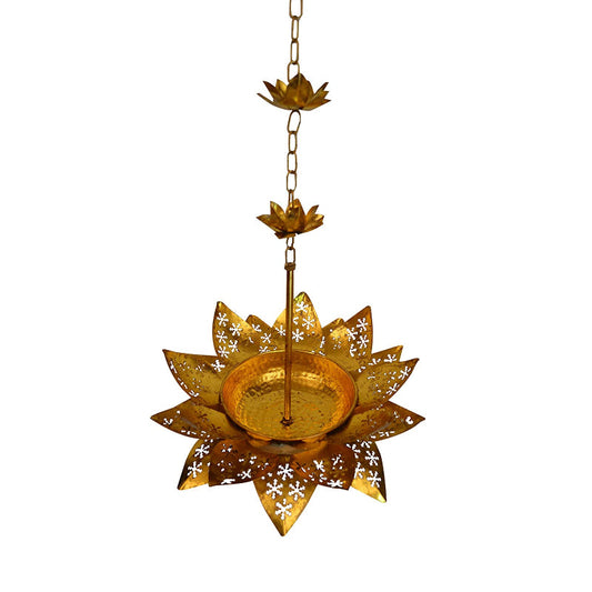 Decorative Lotus Hanging Urli