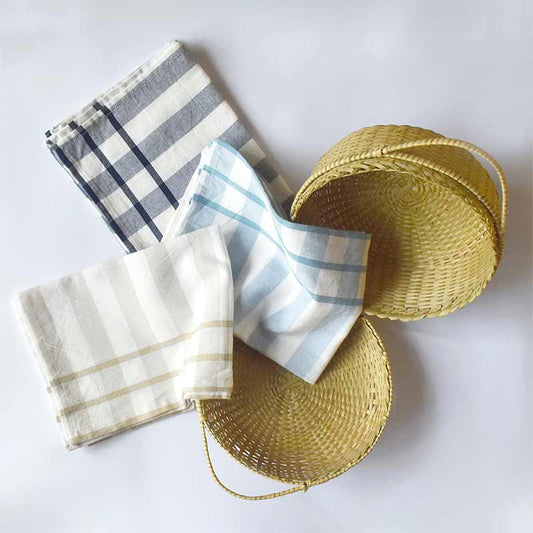 Border Stripe Kitchen Towel | Multiple Colors