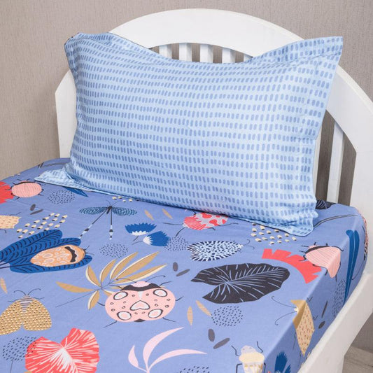 Blue Forest Of Adventures Bedding Set | Single Size