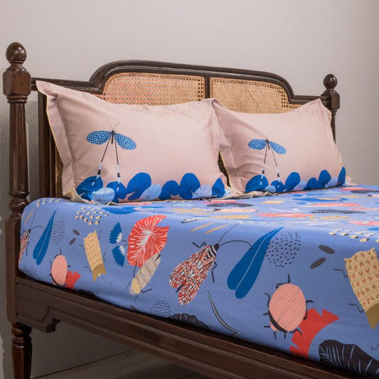 Blue Forest Of Adventures Bedding Set | King Size