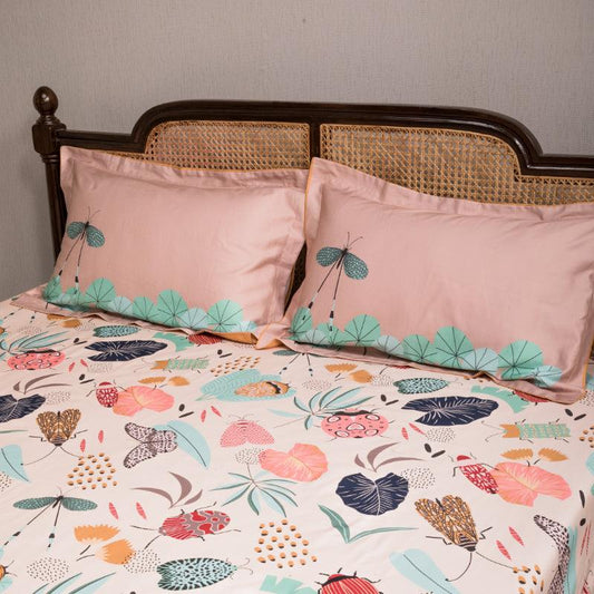 Pink Forest Of Adventures Bedding Set | King Size