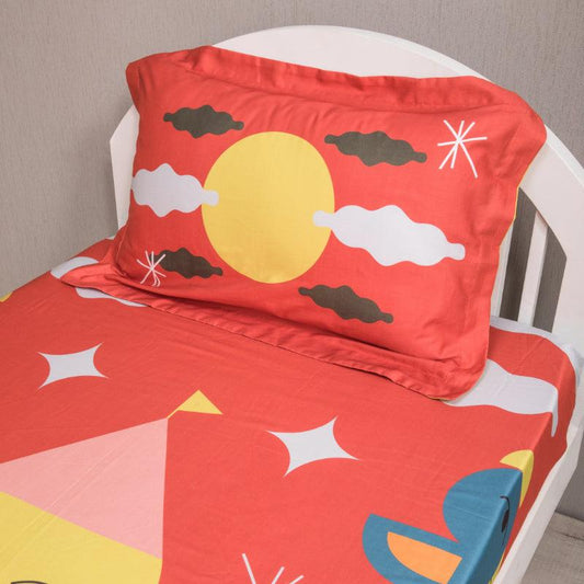 Tomato Into the Unknown Bedding Set | Single Size