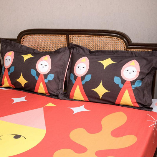 Tomato Into the Unknown Bedding Set | King Size