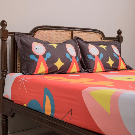 Tomato Into the Unknown Bedding Set | King Size