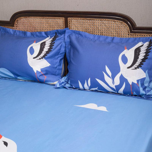 Baltic Blue The Stork's Journey Bedding Set | King Size