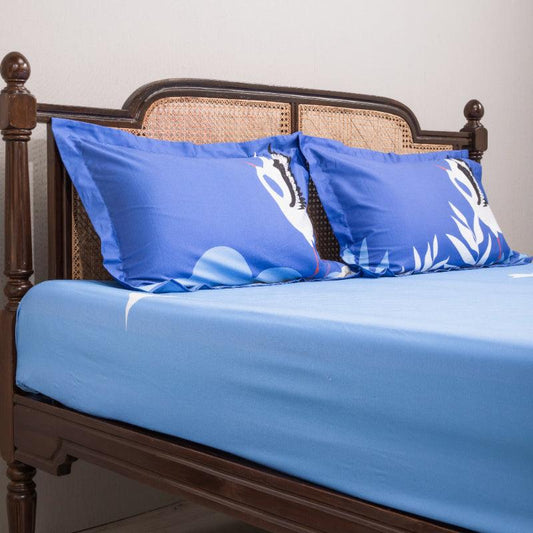 Baltic Blue The Stork's Journey Bedding Set | King Size