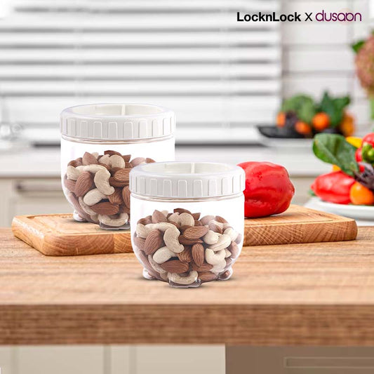 Interlock Refrigerator Food Storage Container With Lid | 500ml | Single, Set of 2