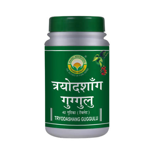 Basic Ayurveda Tryodashang Guggulu - 40 Tablets