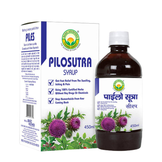 Basic Ayurveda Pilosutra Syrup - 450 ml