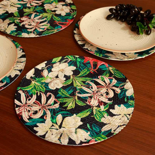 Floral Symphony Placemats | Set of 4 , 6