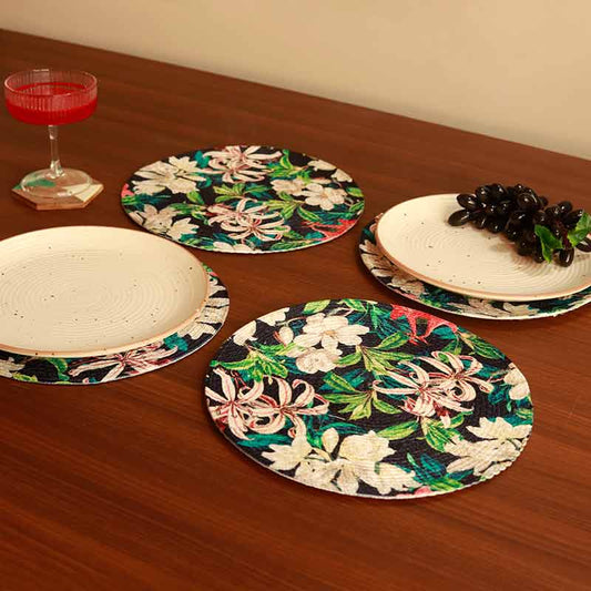 Floral Symphony Placemats | Set of 4 , 6