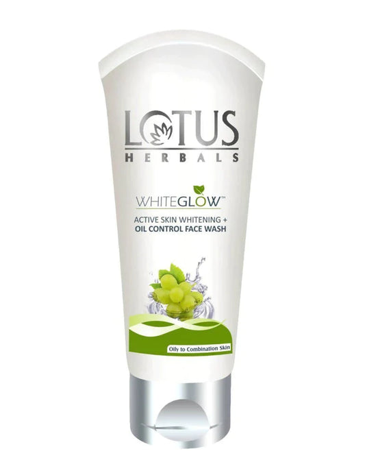 Lotus Herbals Whiteglow Brightening & Oil Control Face Wash – 50g, 100g