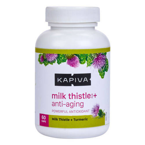 Kapiva Ayurveda Milk Thistle Plus Anti-Aging Capsules - 60