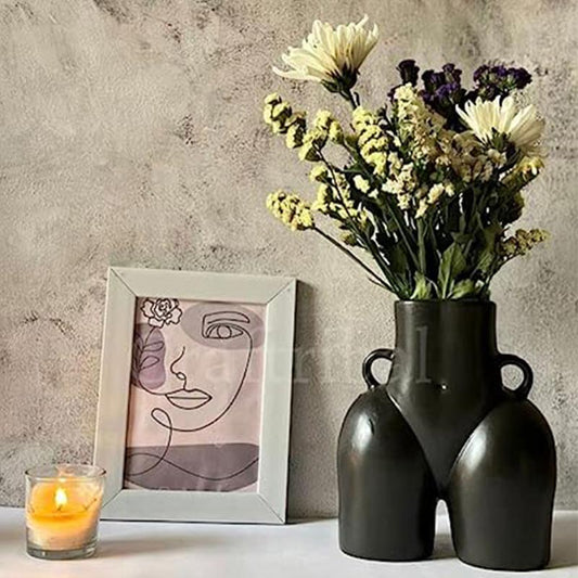 Ceramic Lady Bum Vase | Multiple Colors
