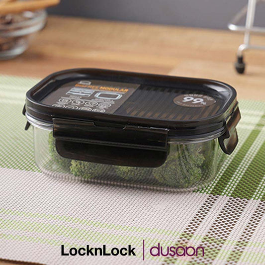 Rectangular Bisfree Modular Food Storage Container |  260ml, 450ml, 910ml, 1.2L, 1.5L