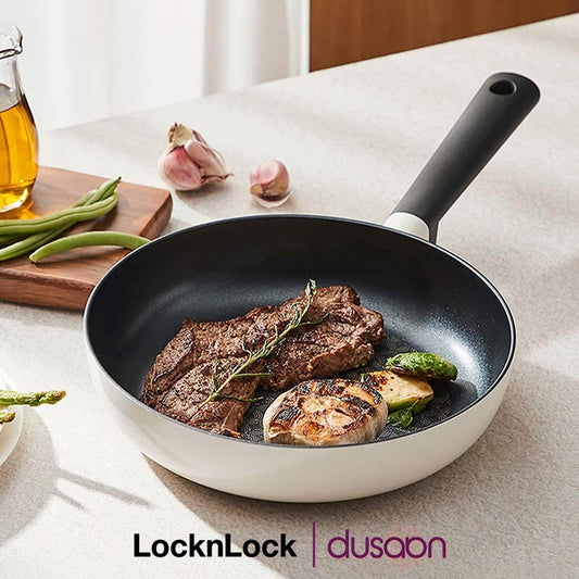 LocknLock Decore Ivory Fry Pan | Safe for all cooktops |  9 Inches