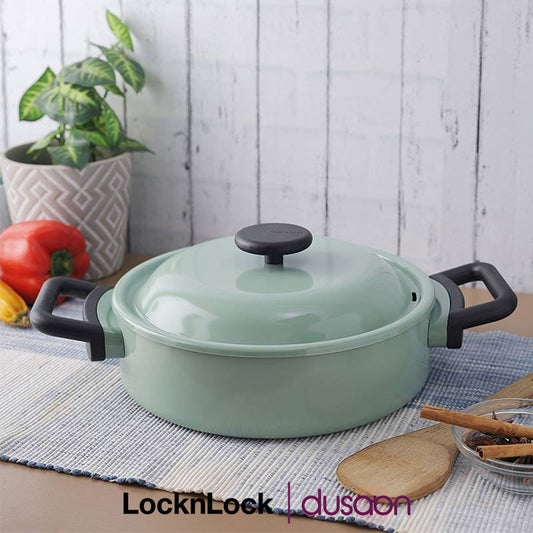 LocknLock Decore Green Casserole | Safe for all cooktops  | 3 Litres