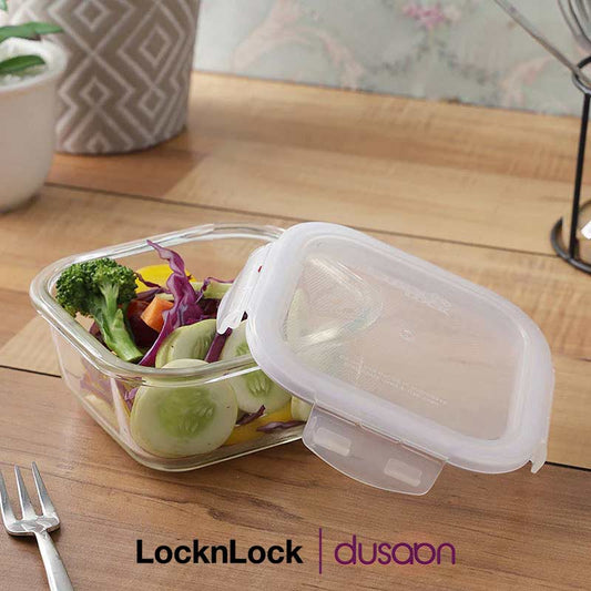 Oven Glass Square Airtight Food Storage Container | 160ml, 500ml, 750ml