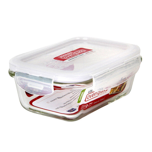 Oven Glass Rectangular Airtight Food Storage Container | 380ml, 630ml