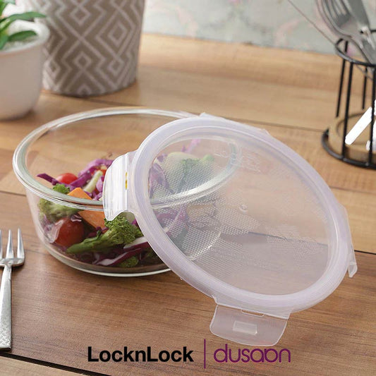 Oven Glass Round Airtight Food Storage Container | 130ml, 380ml, 650ml, 950ml