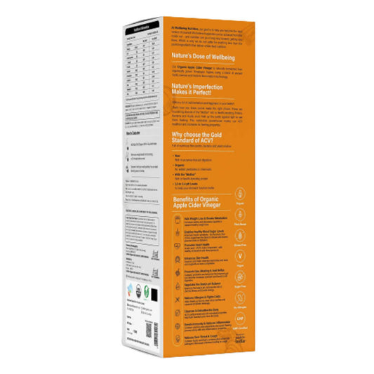 Wellbeing Nutrition Organic Apple Cider Vinegar with 2X Mother