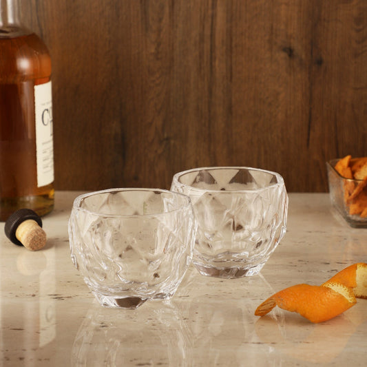 Wavy Whiskey Glasses | Set Of 2