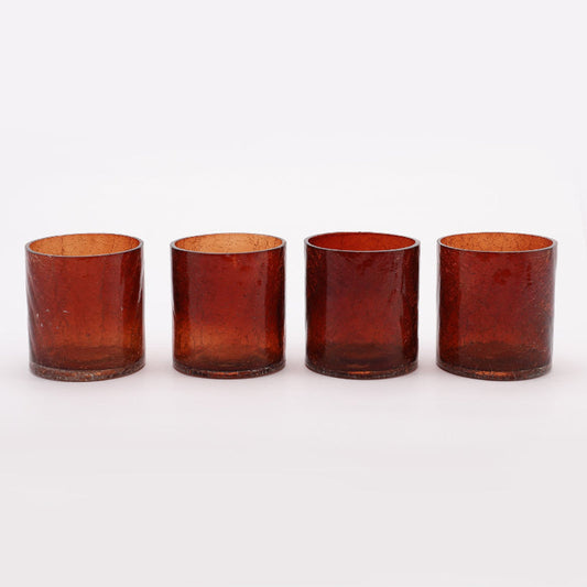 Crackle Tea Light | Set of 4