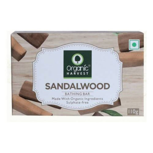 Organic Harvest Sandalwood Bathing Bar - 110 gms
