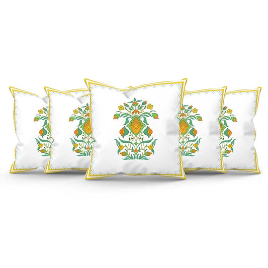 Tadeo  Zarad Cushion Covers | 13 Inch, 16 Inch | Set Of 5