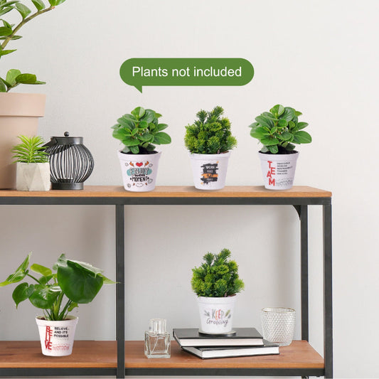 Pubela Melamine Planters | Set of 3