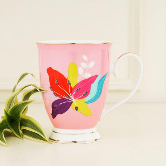 Zahara Bone China Mug |Multiple Colors