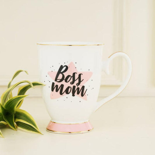 Boss Mom | Bone China Mug | Single Piece 310 ml