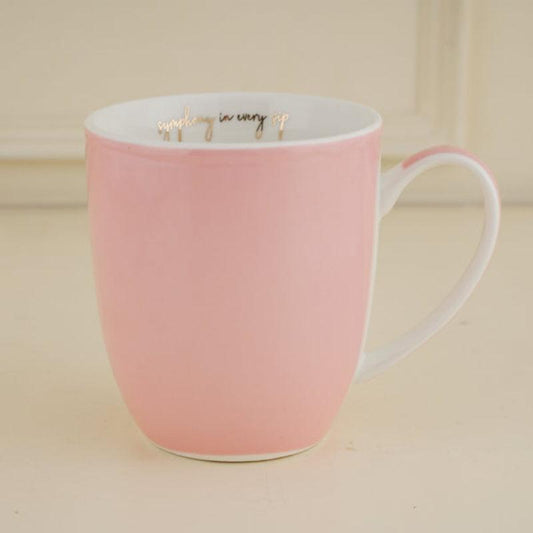 Solid Color New Bone China Mug | Multiple Colors