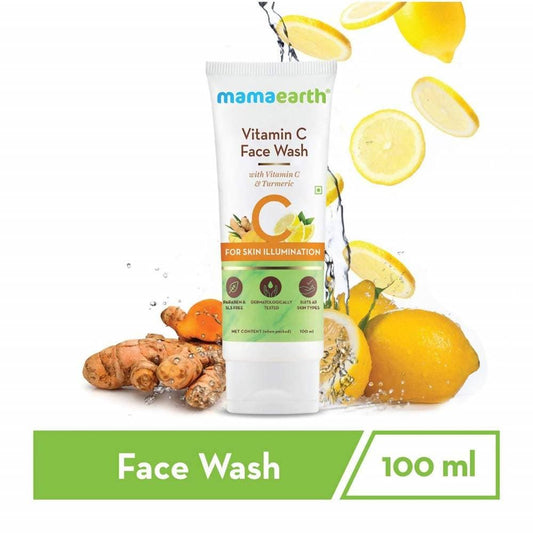 Mamaearth Vitamin C Face Wash For Skin Illumination -100 ml - Pack of 1