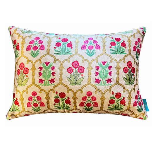 Jaipuri Design Cushion Cover | 12 x 18 Inch | Single