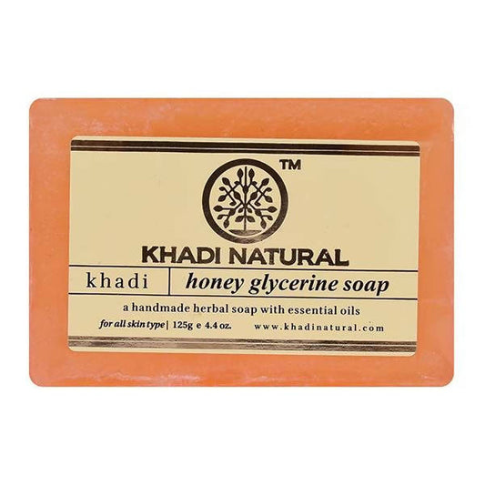 Khadi Natural Herbal Honey Glycerine Soap - 125 gm - Pack of 2