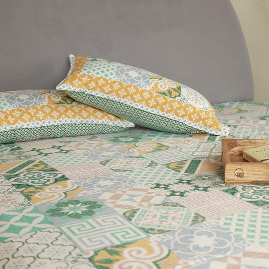 Emilla Printed Cotton Bedding Set | Double Size