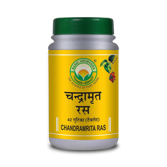 Basic Ayurveda Chandramrita Ras Tablet - 40 Tablets