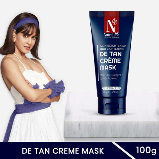 NutriGlow Advanced Organics De Tan Cream Mask - 100 gms