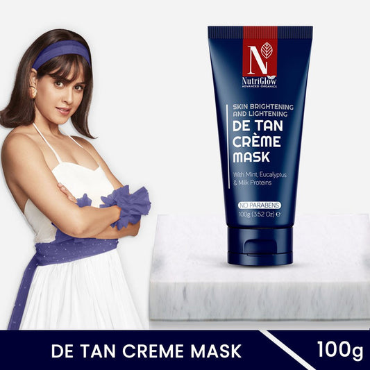 NutriGlow Advanced Organics De Tan Cream Mask - 100 gms