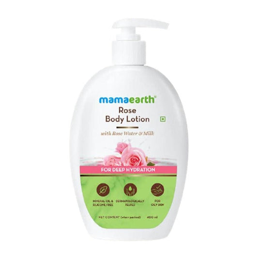 Mamaearth Rose Body Lotion For Deep Hydration - 400 ml