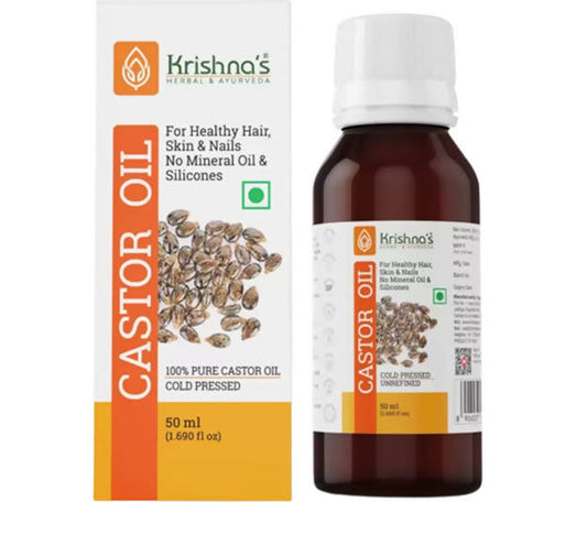 Krishna's Herbal & Ayurveda Castor Oil - 50 ml